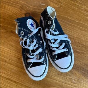 Toddler Converse Black and White High-Tops